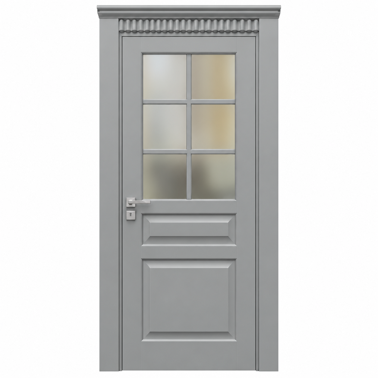 BY-5010A Porte intérieure Laqué Vitrée